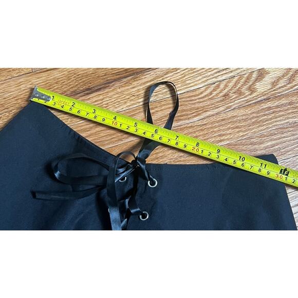 Romwe Black Skirt W/ Lace Front & Back Small S NWT - Picture 6 of 6